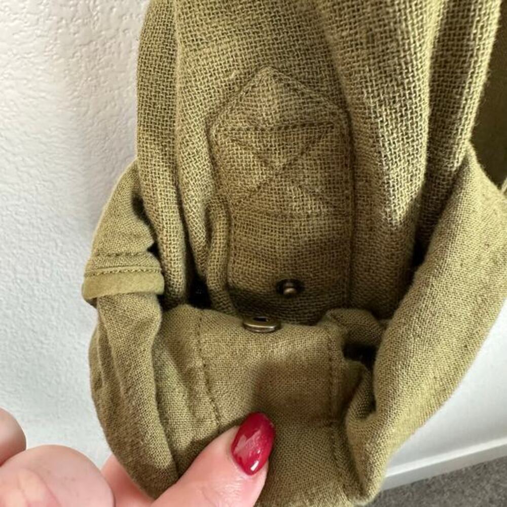 AG‎ Adriano Goldschmeid Size Small Boho Maura Oversized Jacket in Olive Grove - Picture 6 of 15
